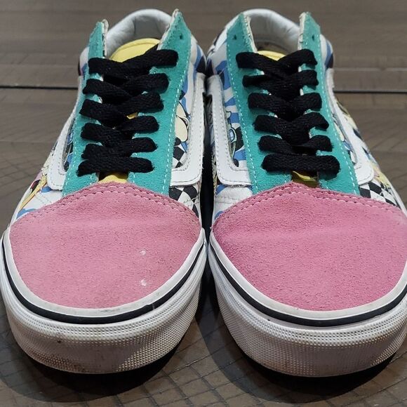 Vans x Disney Vintage Old Skool Suede Sneakers Size Men's 6 Women's 7.5 - Picture 5 of 12